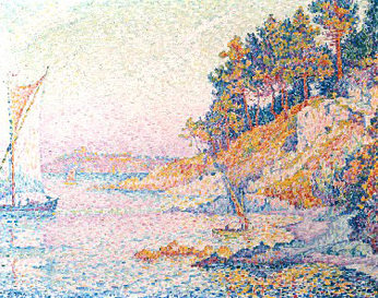 La Calanque by Paul Signac