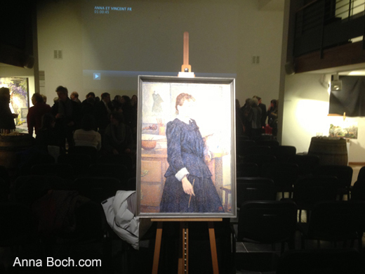 portrait d'Anna Boch � la salle de reception du Mus�e Wellington � Waterloo / Brussels