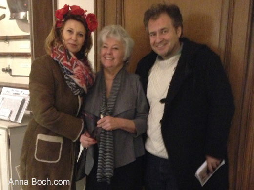 Francoise Levie, Momento Productions, her daughter and Ben von Solms, editor of the Phone Book of the World
