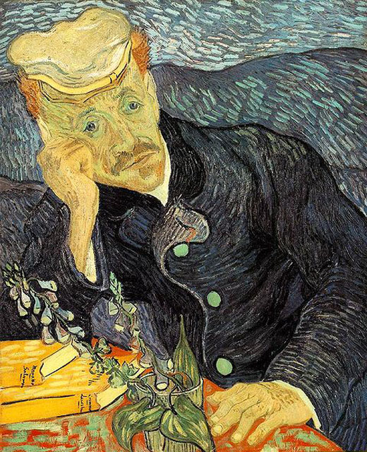 Dr Paul Gachet by Vincent van Gogh